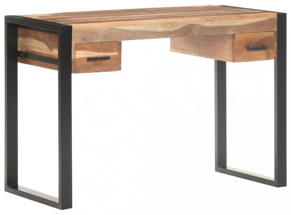 tömör fa íróasztal 110 x 50 x 76 cm
