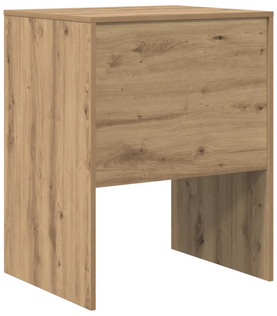 vidaXL Íróasztal Művészi tölgy Mérnöki fa 60 x 50 x 76 cm Íróasztal