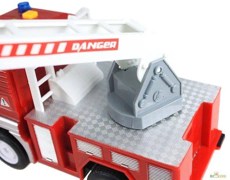 Firefighter Tűzoltó Autó Mozgatható Kar Fény Hang
