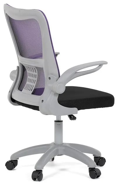 Gyerek forgószék lila hálós háttámlával. KA-K2008 PUR