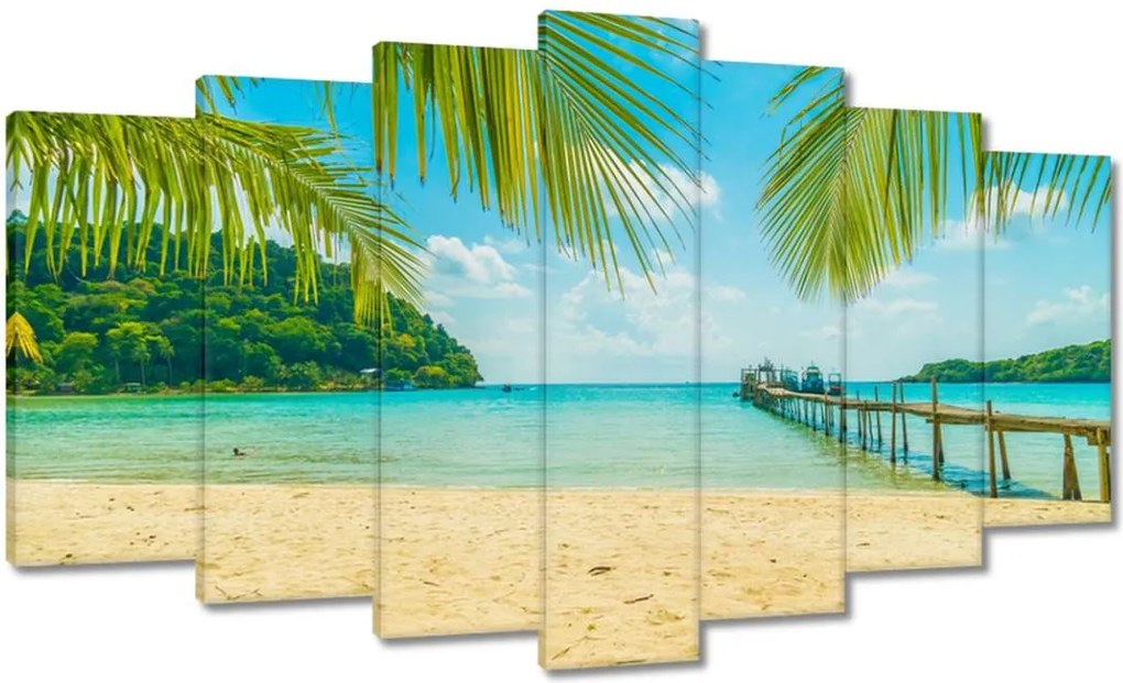 Festmények 140x80 Trópusi tájkép