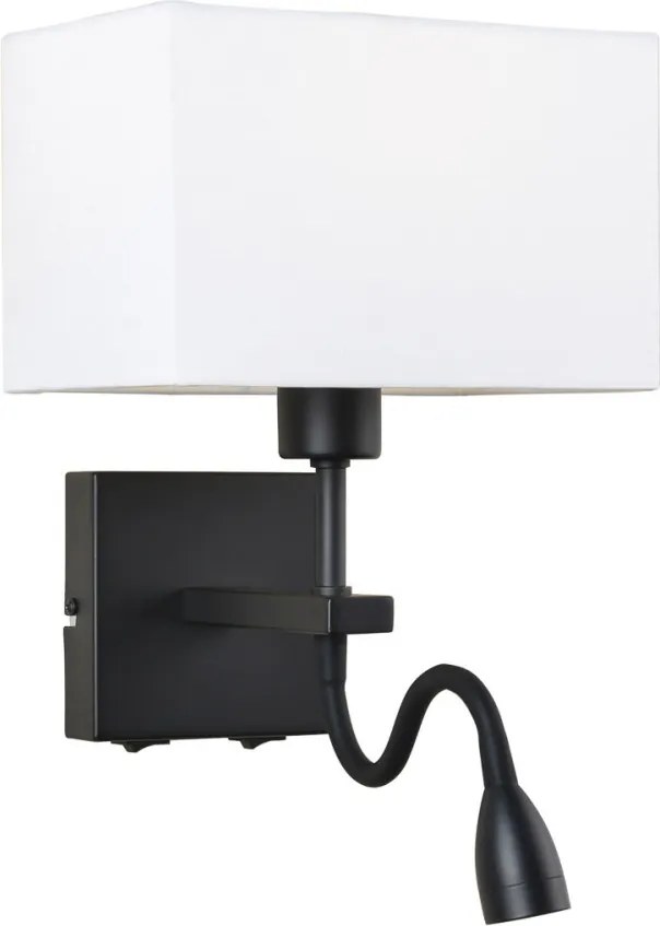 Fali Lámpa Fekete Norte ITALUX-WL-1122-2-BL-BM-RC-WH