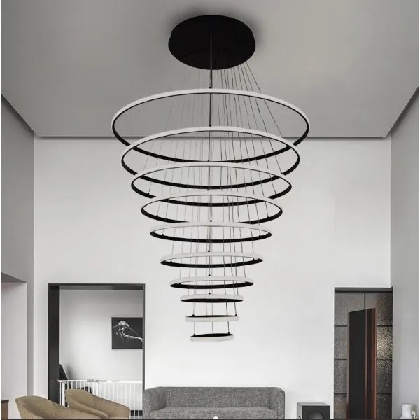 LED állítható fényerejű csillár kábellel LED/365W/230V 3000-6500K + DO