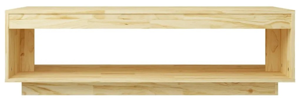 Tömör fenyőfa dohányzóasztal 110 x 50 x 33,5 cm