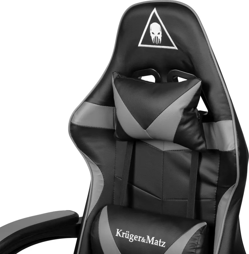 Kruger&Matz Warrior GX-150 fekete-szürke játékszék