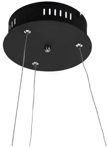 Paul Neuhaus 2472-18 - LED Dimmelhető csillár zsinóron ROMAN LED/30W/230V fekete