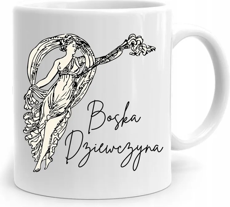 Bögre Ajándék Lánynak Isteni Lány nyomott mintával