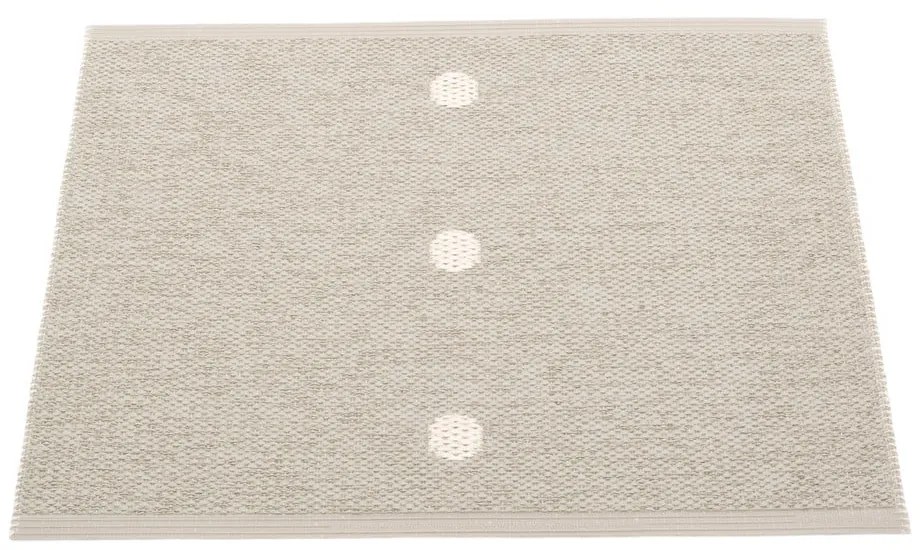 Bézs-krémszínű kültéri-beltéri szőnyeg 70x60 cm Peg Linen Vanilla – Pappelina