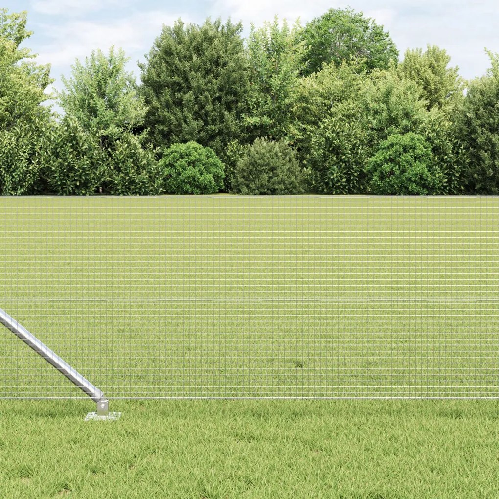 Hegesztett Hálós Kerítés 13 Dübellel 0.8x10 m Galvanizált Acél