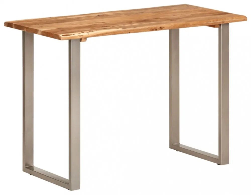tömör akácfa étkezőasztal 110 x 50 x 76 cm