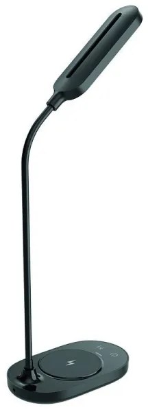 LED Dimmelhető érintős asztali lámpa vezeték nélküli töltéssel OCTAVIA LED/7W/230V fekete