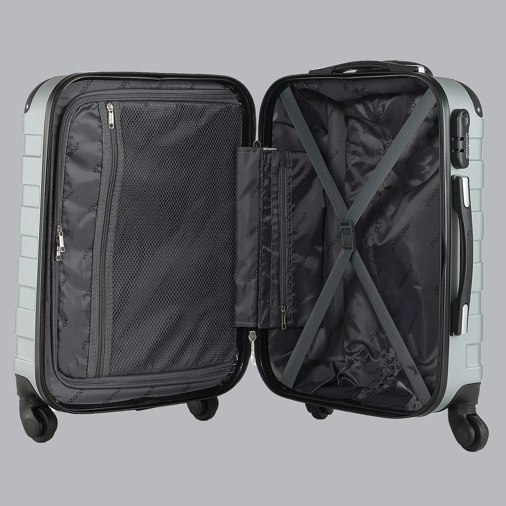 Deuba Essential XL bőrönd – ezüst