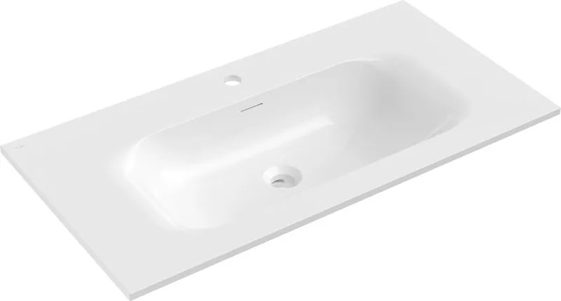 Mexen Vela beépíthető mosdó 91 x 46,5 cm, fehér fényes - 25239000