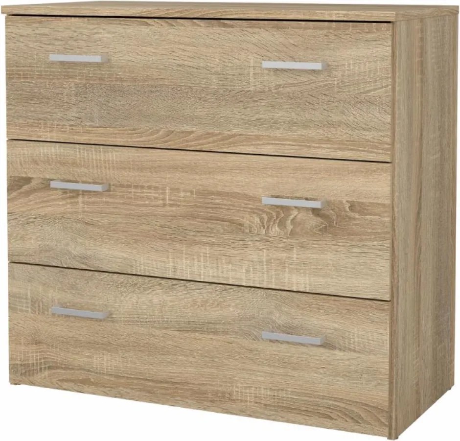 Komód, tölgy sonoma, GARBO 3