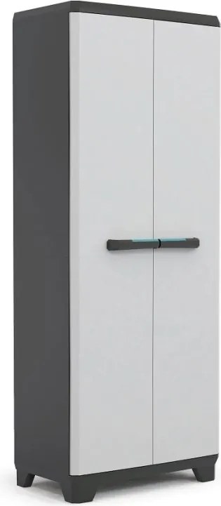 LINEAR TALL Szekrény 173 x 68 x 39 cm fekete+ világos szürke