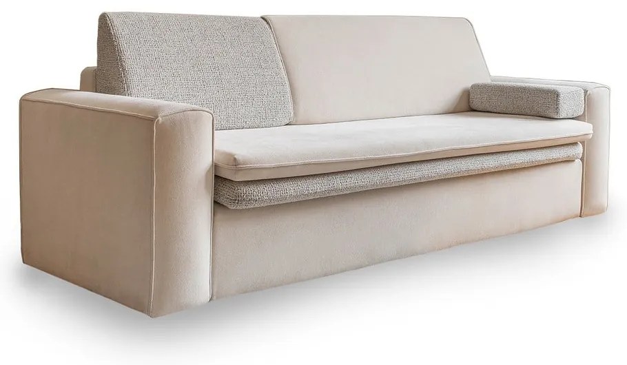 Bézs kinyitható kanapé 237 cm Wilson – Miuform