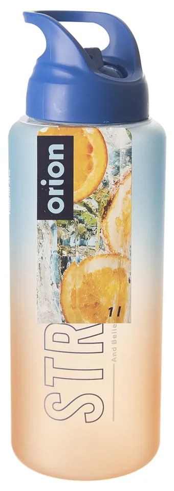 Kék-narancssárga tritán ivópalack 1 l Moly – Orion