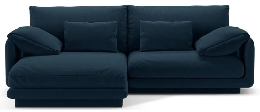 Sötétkék sarokkanapé (bal oldali) Torino – Micadoni Home