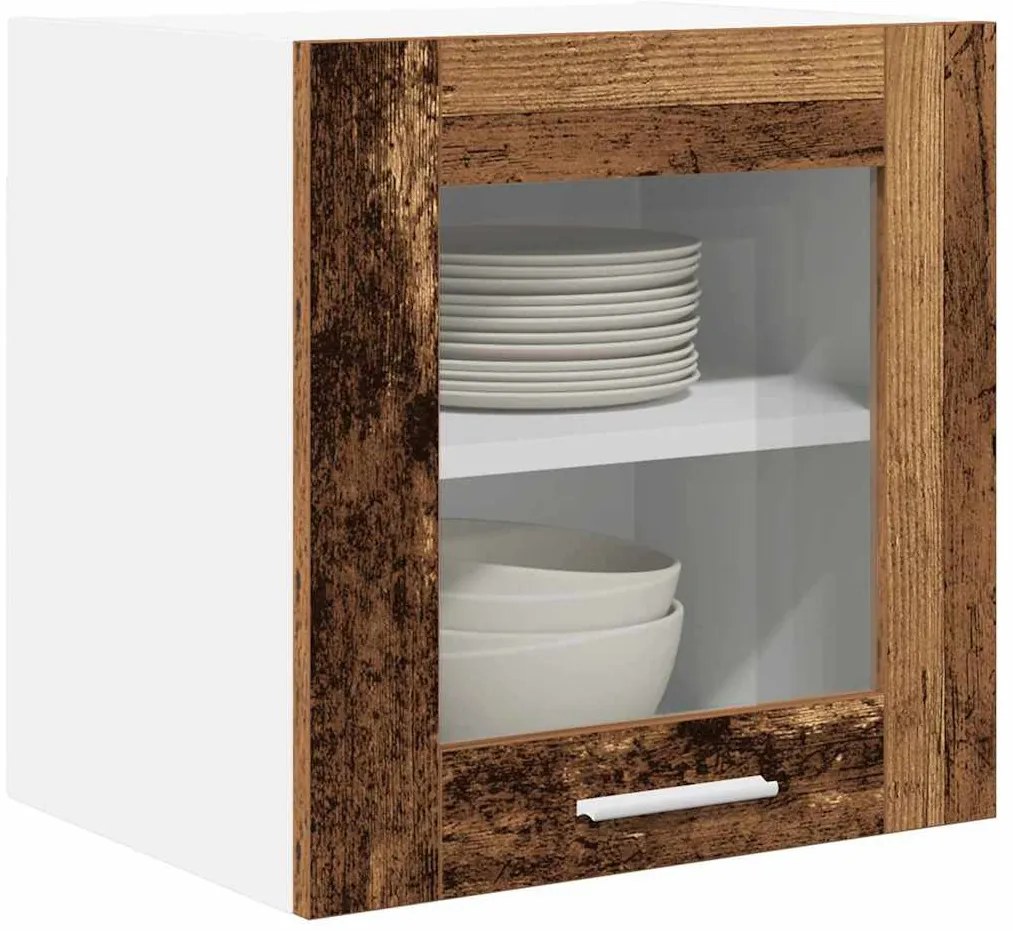 Függő szekrény Riga 2 pcs Öreg fa 40 x 31 x 40 cm Faanyag