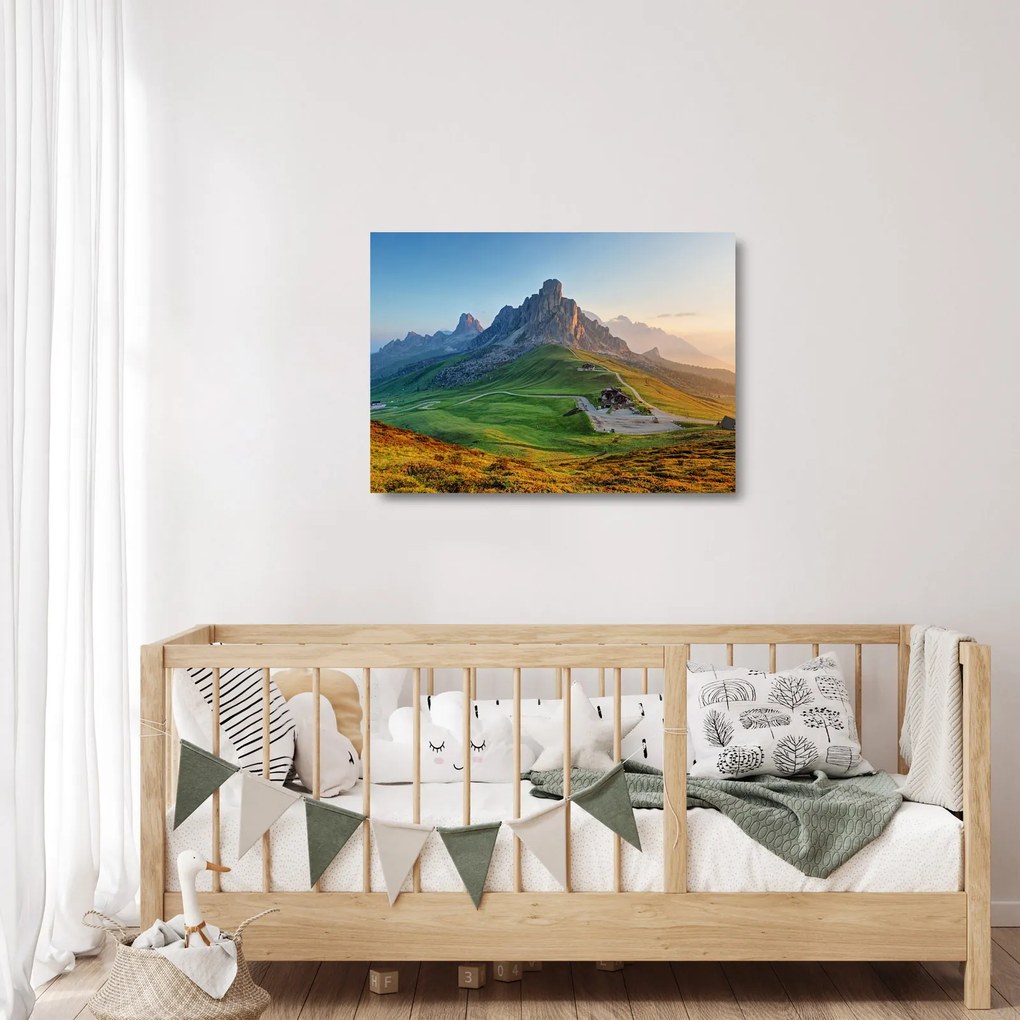 Üveg kép - Dolomitok (70x50 cm)