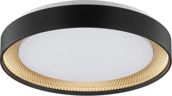 Brilliant - LED dimmelhető mennyezeti lámpatest WALDO LED/24W/230V fekete/arany + távirányító