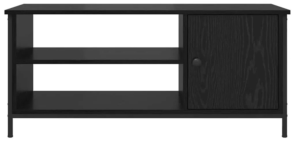 TV szekrény Musta tammi 100 x 40 x 45 cm Faanyag
