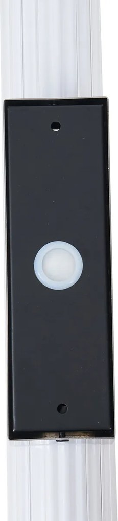 Retro fali lámpa fegyverszürke 80,4 cm LED-del IP44 - Coco