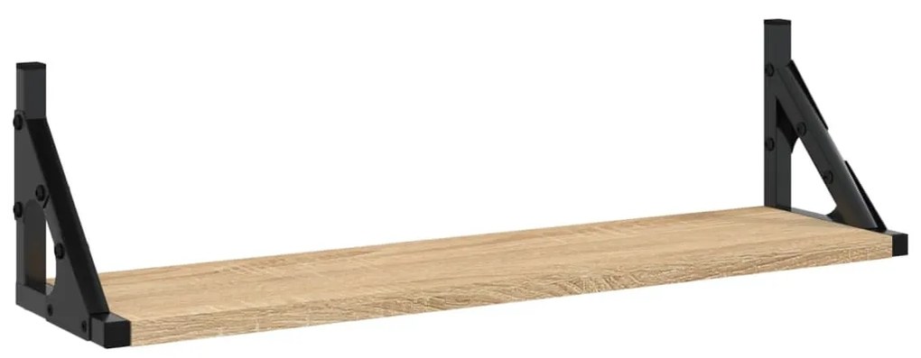 2 db sonoma tölgy fali polc 60 x 15 x 15,5 cm