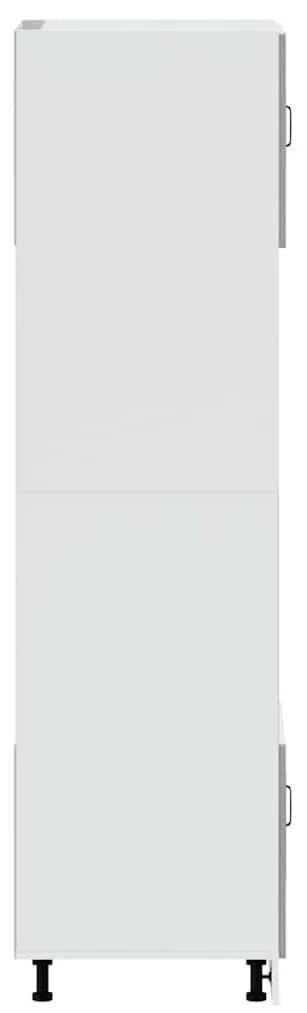 vidaXL Kalmar 2 db betonszürke szerelt fa sütőszekrények