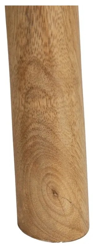 Mangófa kerek tárolóasztal ø 40 cm Mao – Ixia