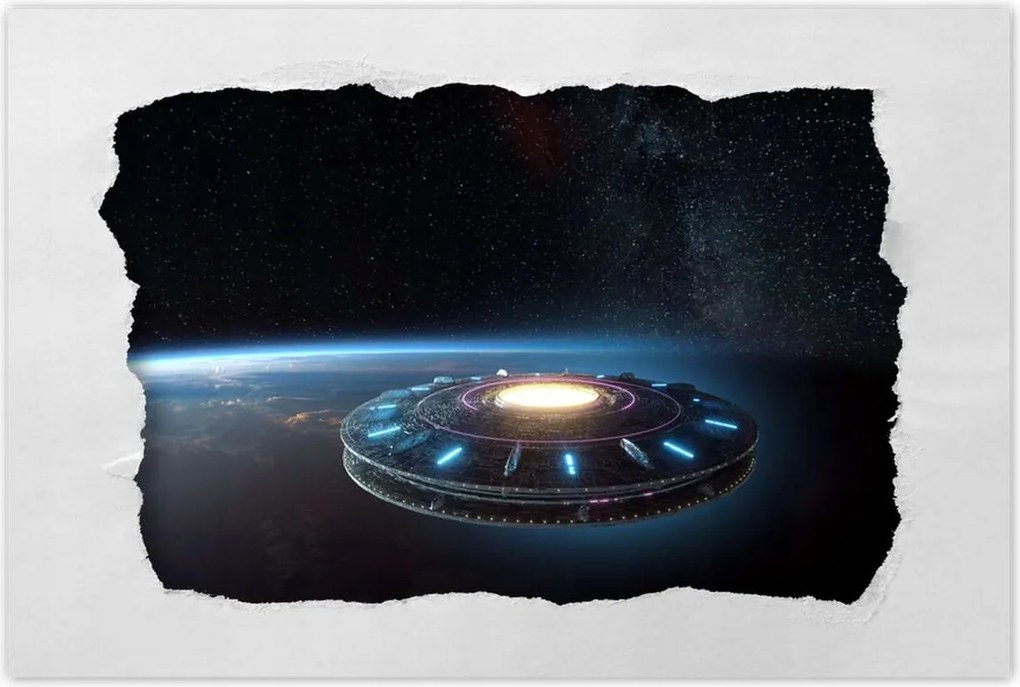 Poszterek 120x80 UFO-k repülnek a Föld felett