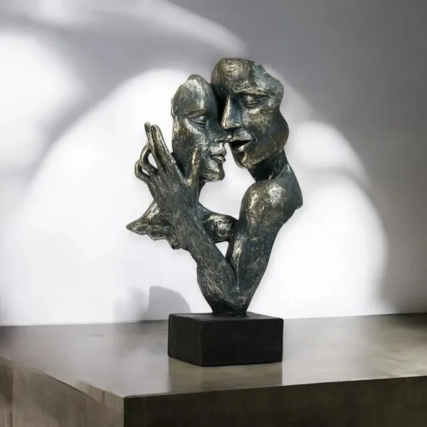 Asztali dekoráció 31,5x9,5x19 cm gyanta/patina