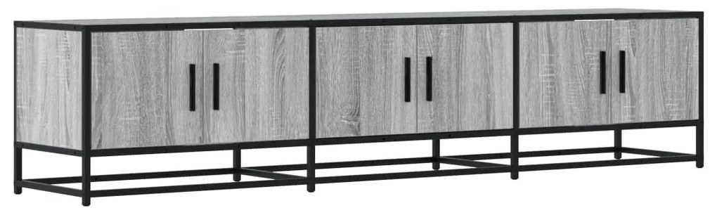 szürke sonoma színű szerelt fa TV-szekrény 180 x 35 x 41 cm