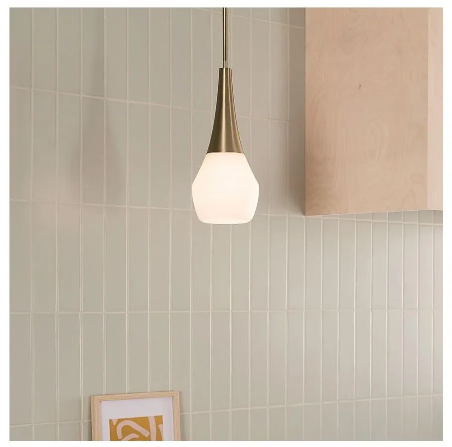 Kichler KL-DEELA-P-CPZ - Csillár rúdon DEELA 1xE27/60W/230V átm. 17,8 cm réz