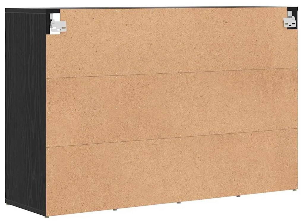 Cipősszekrény polcokkal Musta tammi 103 x 30 x 67 cm Faanyag