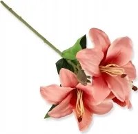 Liliom ág nádhoz váza 44 cm Művirágok Műliliom
