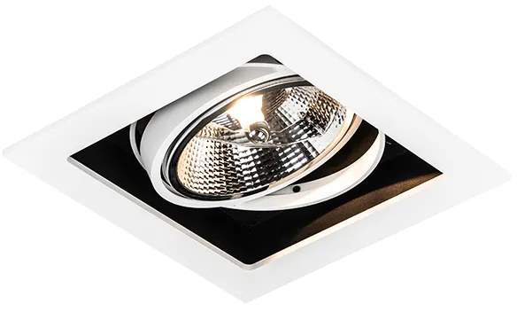 Modern beépített reflektor fehér 18 cm állítható - Artemis 111