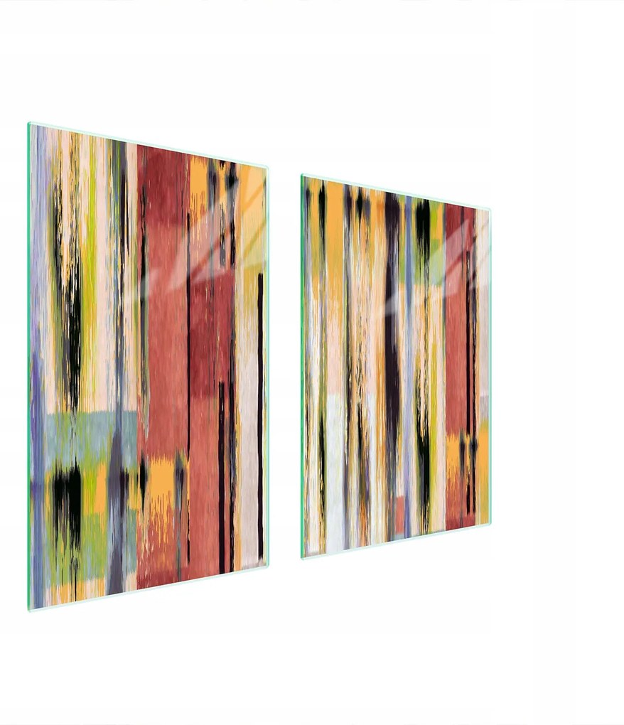 Üveg Konyhai Védőlap 65x52 Színes Edzett Üveg