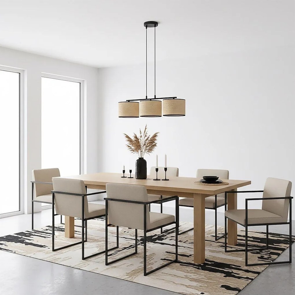 Emibig modern függeszték eco barna fekete emi1654/3