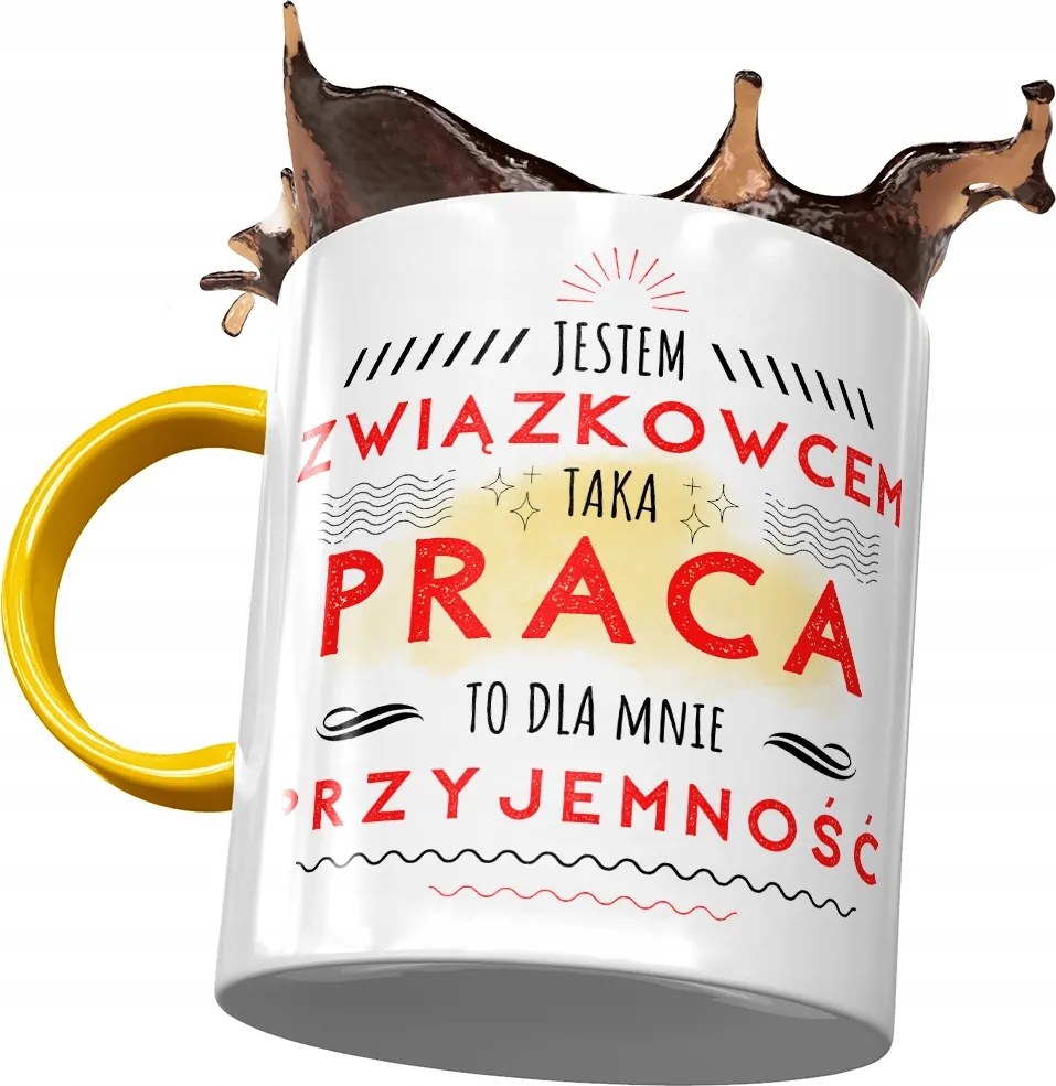 Sárga Bögre Szakszervezetnek A munka öröm a fényképes nyomtatással