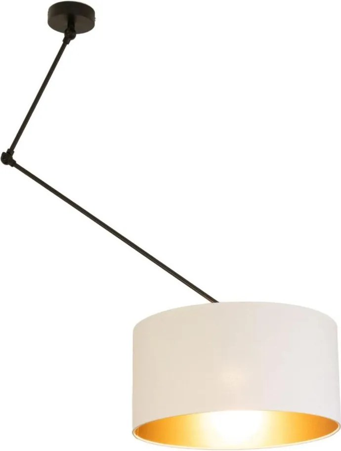 LED állítható csillár rúddal GORTA 1xE27/60W/230V fehér/arany