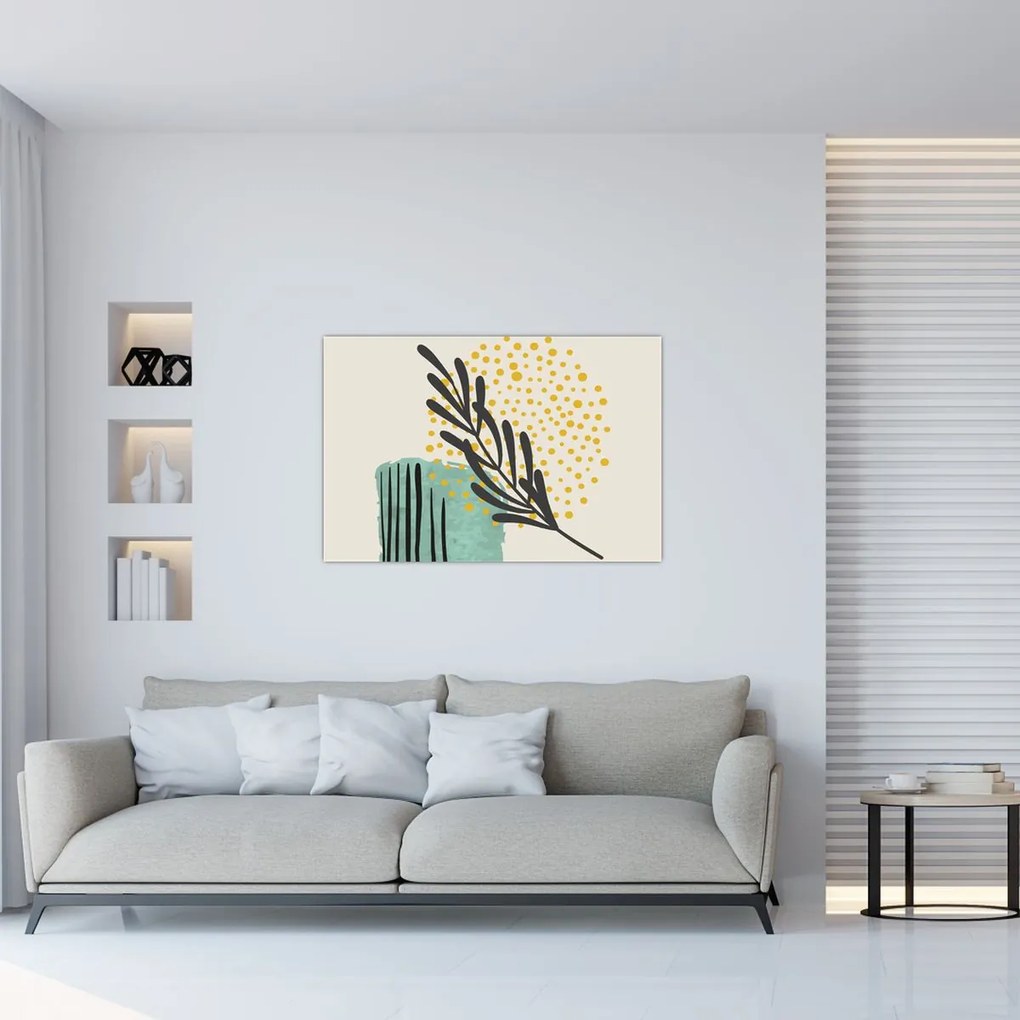 Kép - Absztrakt lapok N⁰3 (90x60 cm)