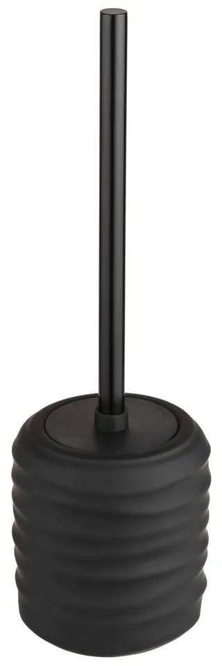 Fekete kerámia WC-kefe Illana – Wenko