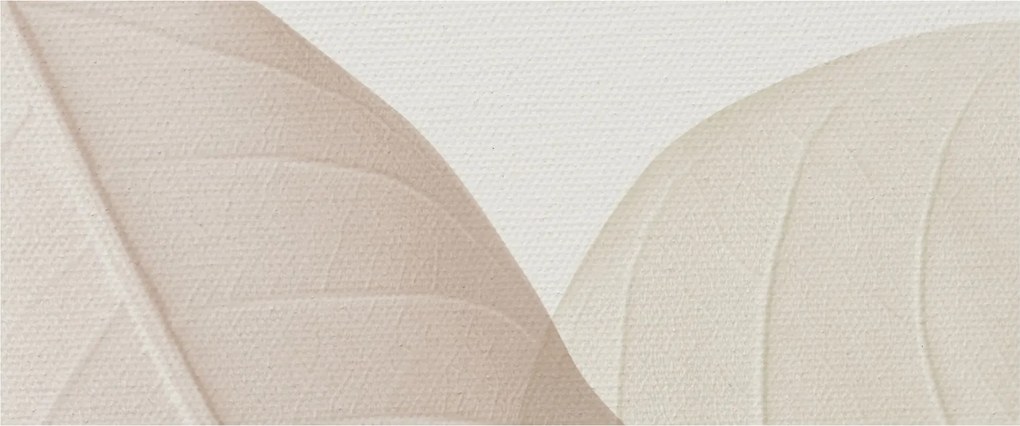 Kép - Texturált levelek (120x50 cm)