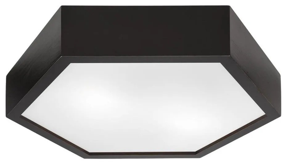 Mennyezeti lámpa HEX 2xE27/60W/230V átm. 43 cm fenyő wenge