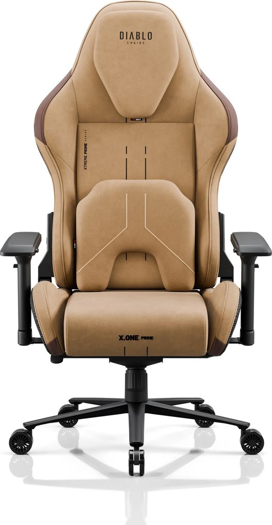 Barna szövet gamer szék, Normal Size: Diablo X.One Prime Camel Brown