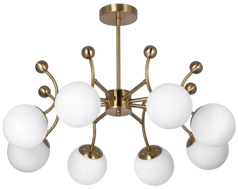 Csillár rúdon 8xE27/60W/230V arany