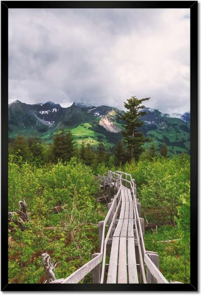 Poszterek keretben 40x60 Híd Építészet Tájkép