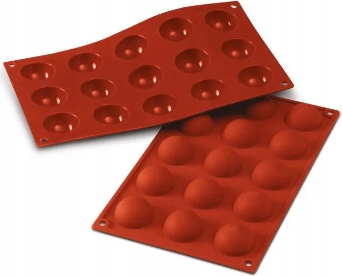 Szilikon öntőforma Golyók 4 cm Félgömbök