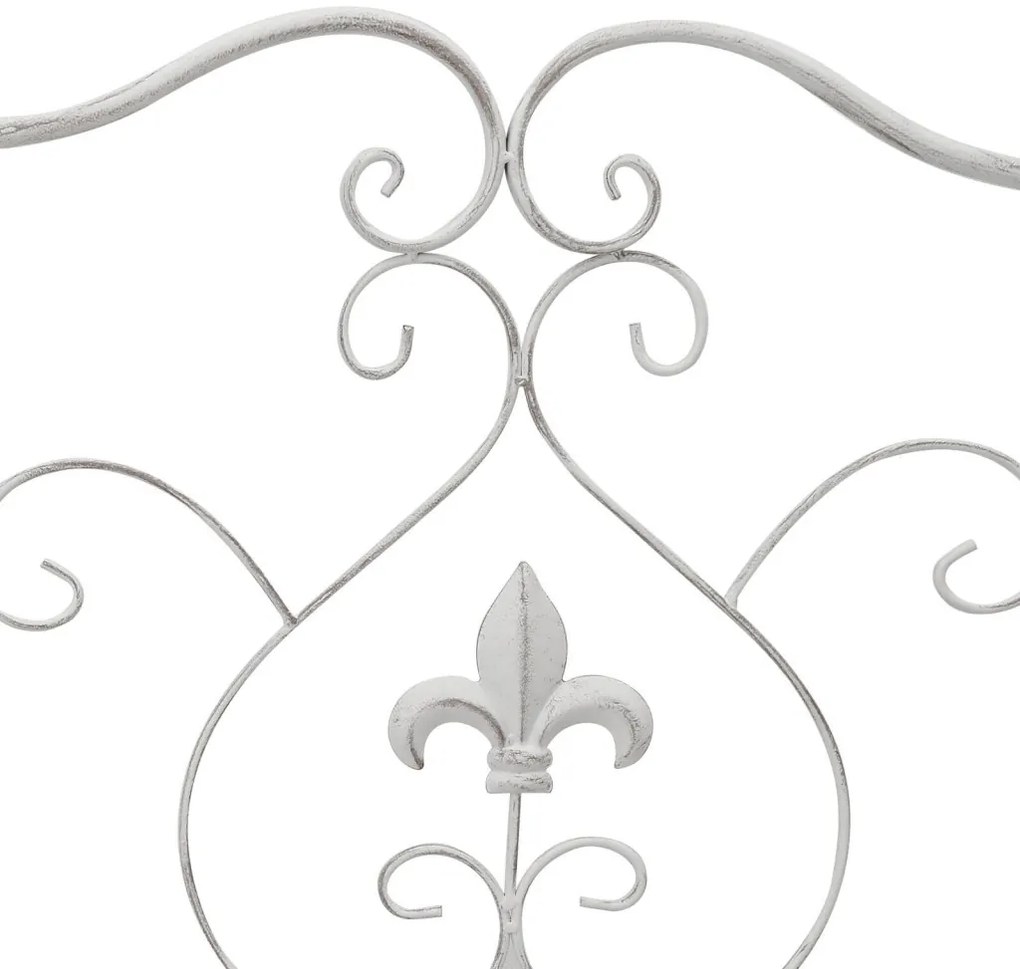 Pad Fehér Fém 104 x 54 x 93 cm Tartós Kültéri Pad